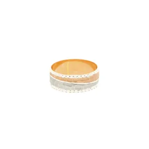 18K White & Rose Gold Artisan Ring