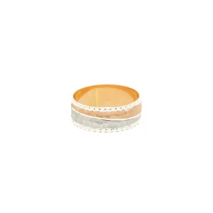 18K White & Rose Gold Artisan Ring