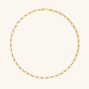 Bold Link Chain Necklace in Gold