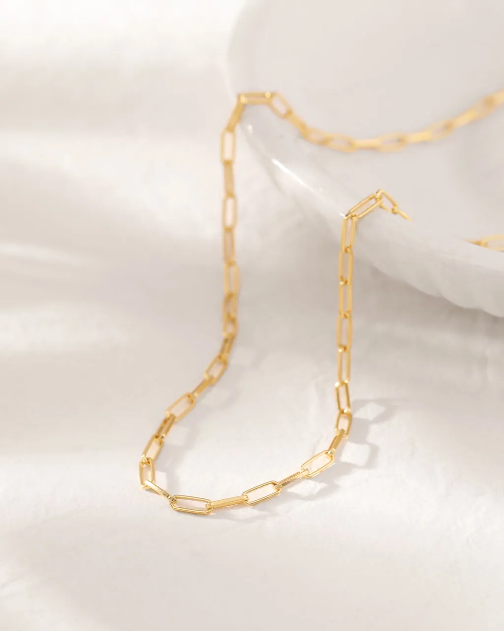 Bold Paperclip Chain Necklace