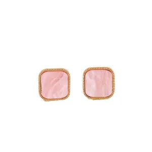 Chic Five Leaf Grass Korean Earrings - Vienna Verve Collection