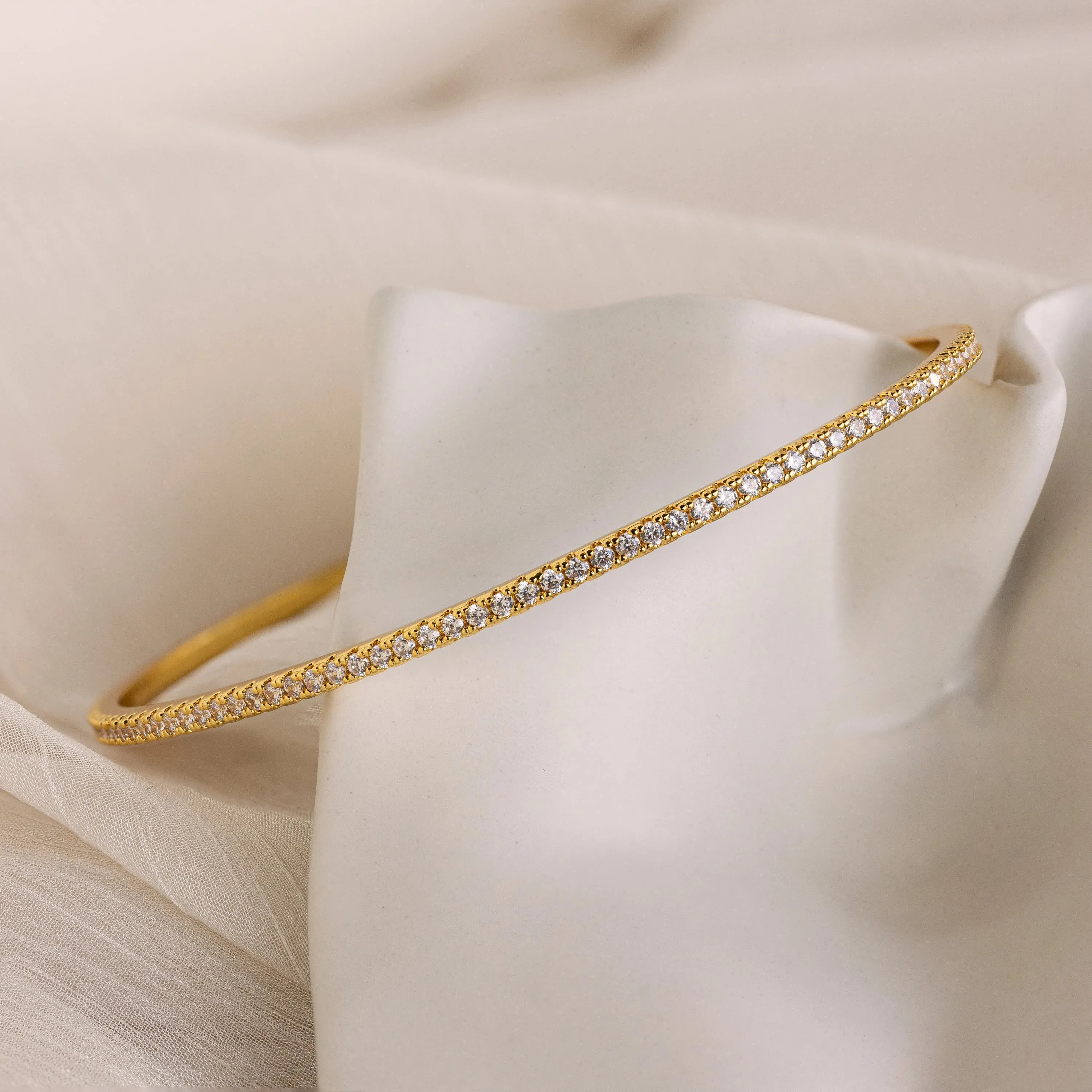 Classic Diamond Tennis Bangle