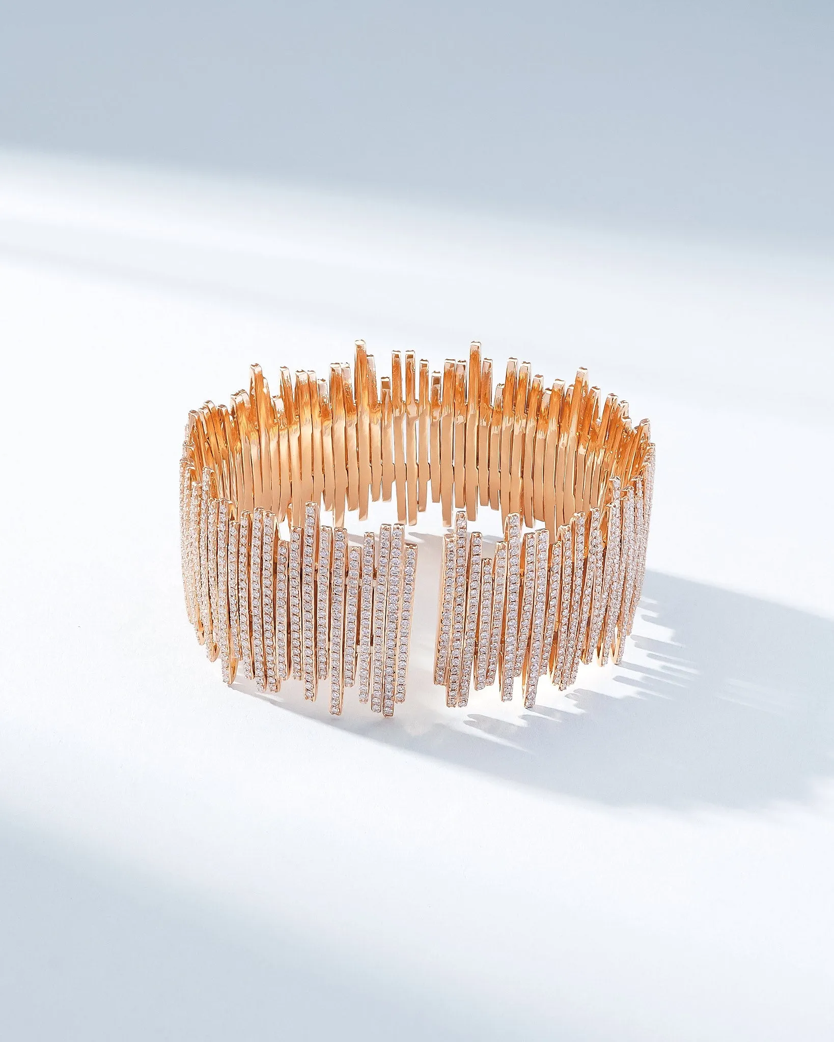 Classic Gold Full Pave Cuff