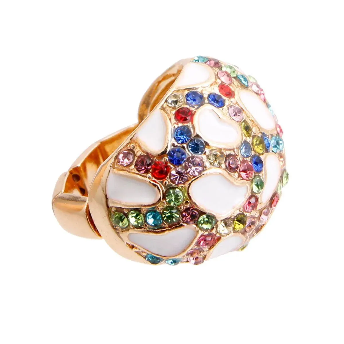 Colorful Dome Ring: Elevate Your Look with Vibrant Style