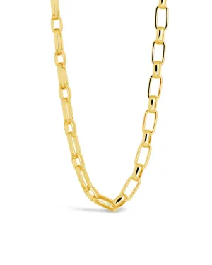 Elara Bold Paperclip Chain Necklace