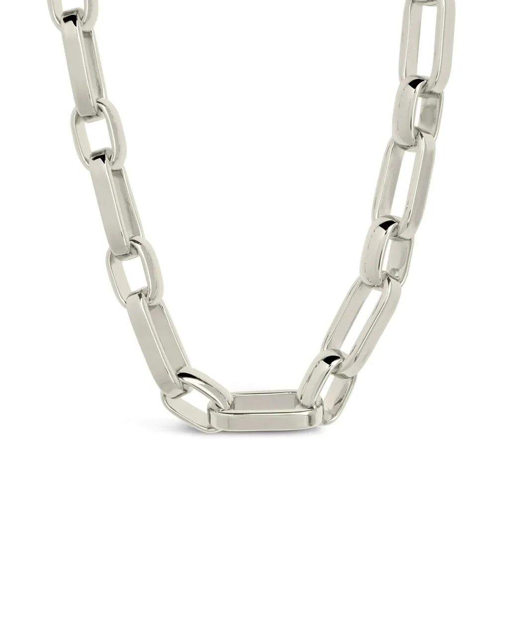 Elara Bold Paperclip Chain Necklace