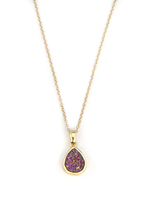 Emma Teardrop Pendant in Gold