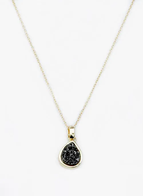 Emma Teardrop Pendant in Gold