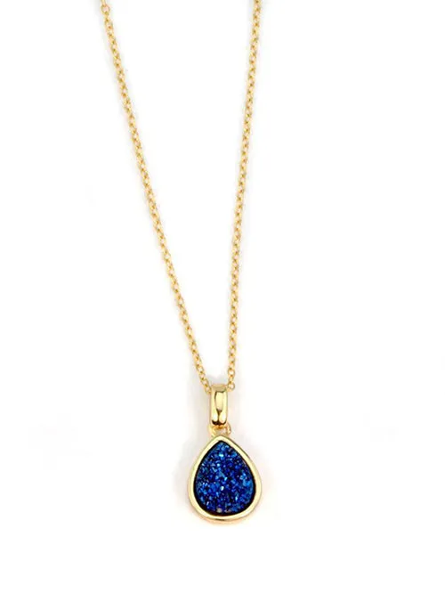 Emma Teardrop Pendant in Gold