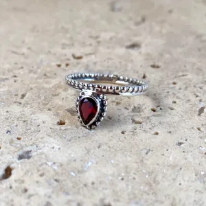 Garnet Ring - Pixie