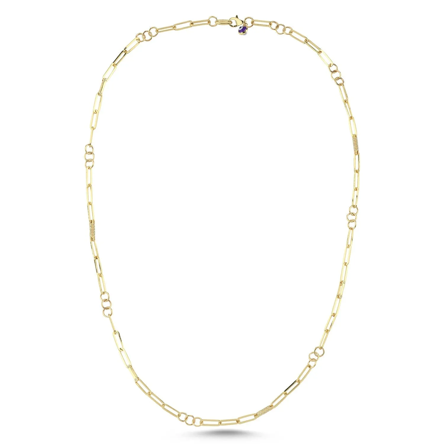 Gold-Filled Mixed Bold Chain Necklace