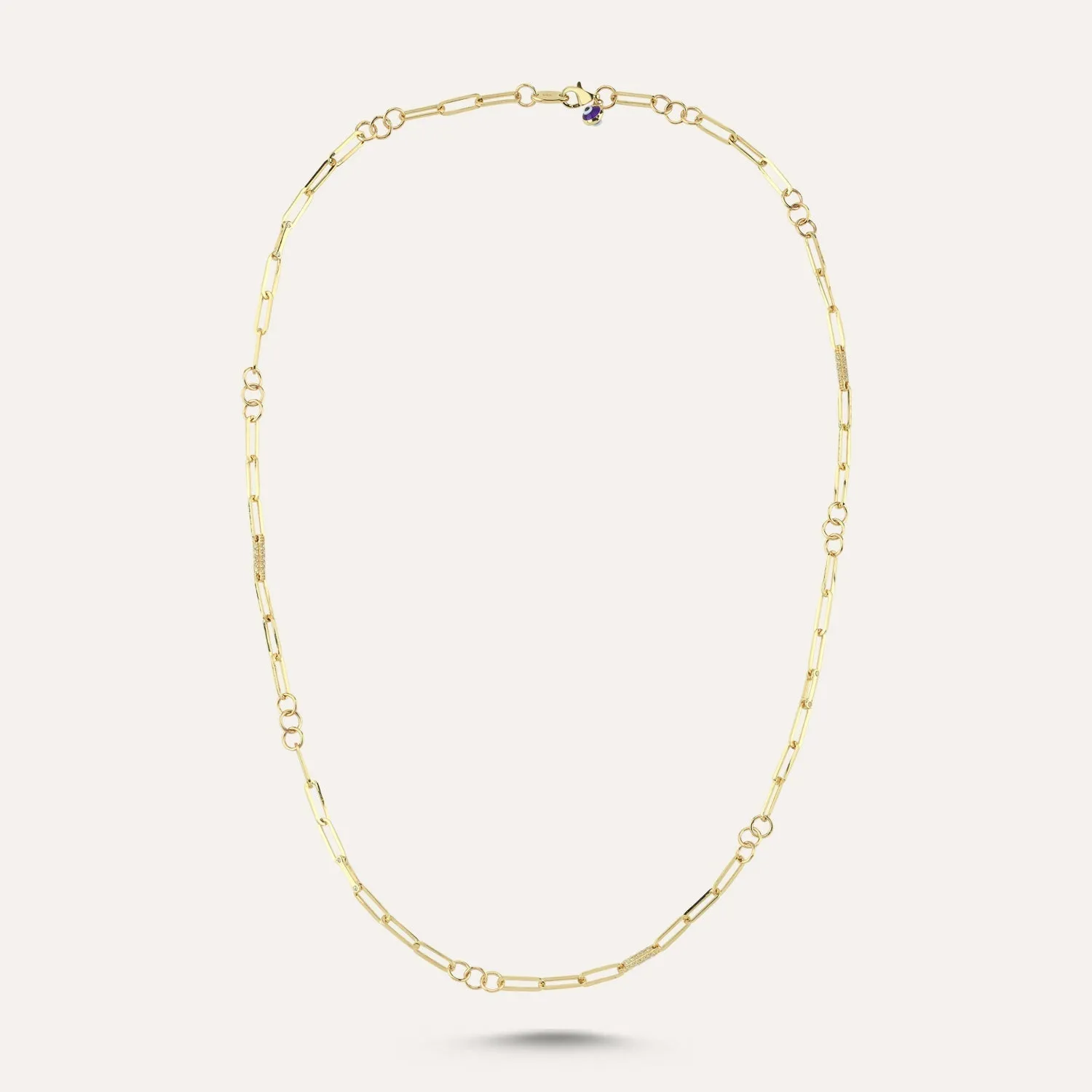 Gold-Filled Mixed Bold Chain Necklace