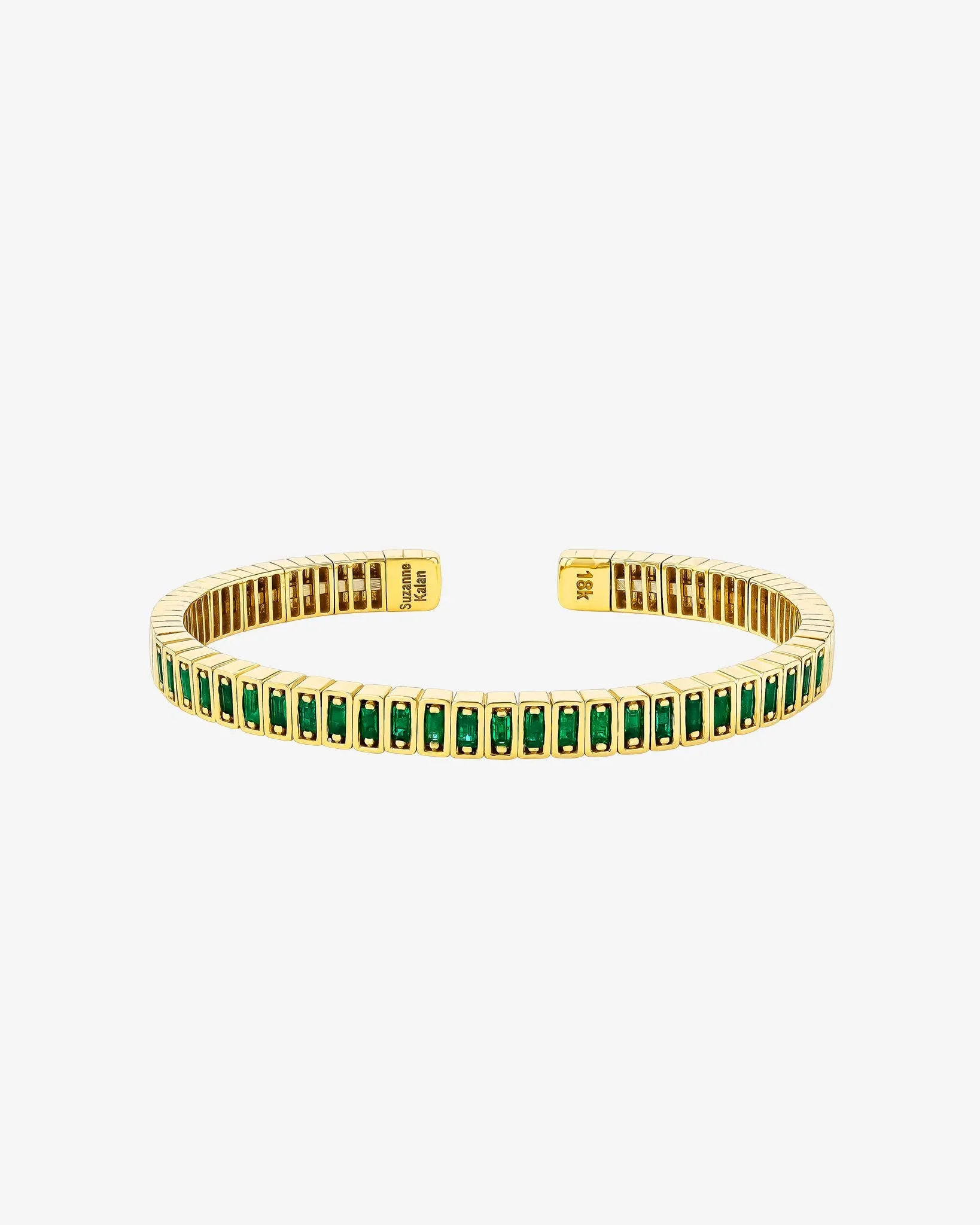 Inlay Emerald Bangle