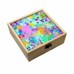 Jewellery Box Makepup Organizer -  Colorful Watercolor