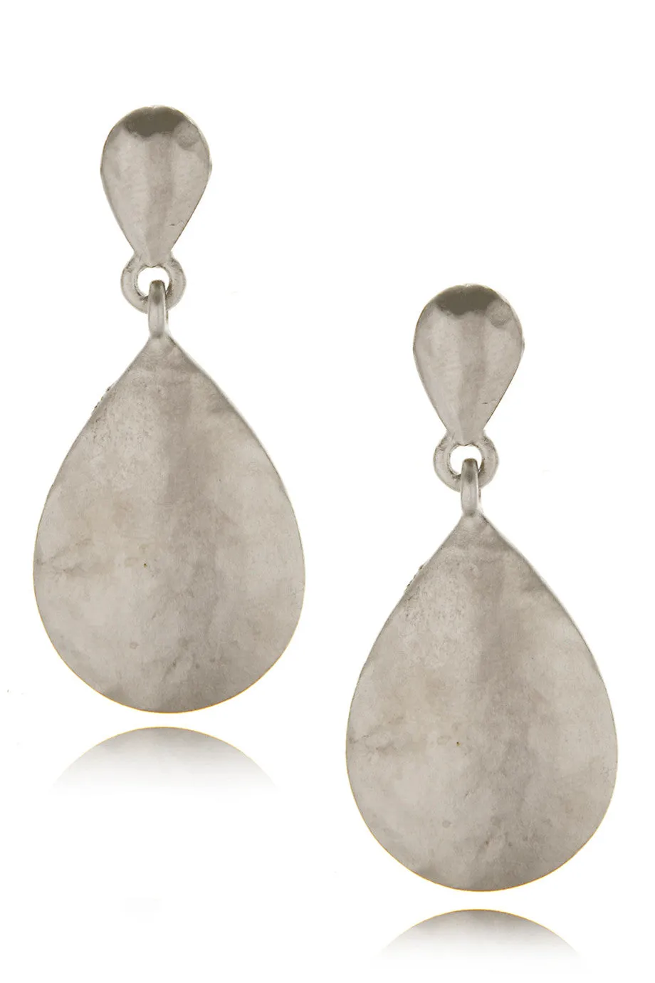 KENNETH JAY LANE TEARDROP Silver Earrings