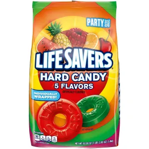 Lifesaver Hard Candy Party Size Bag 1.4kg