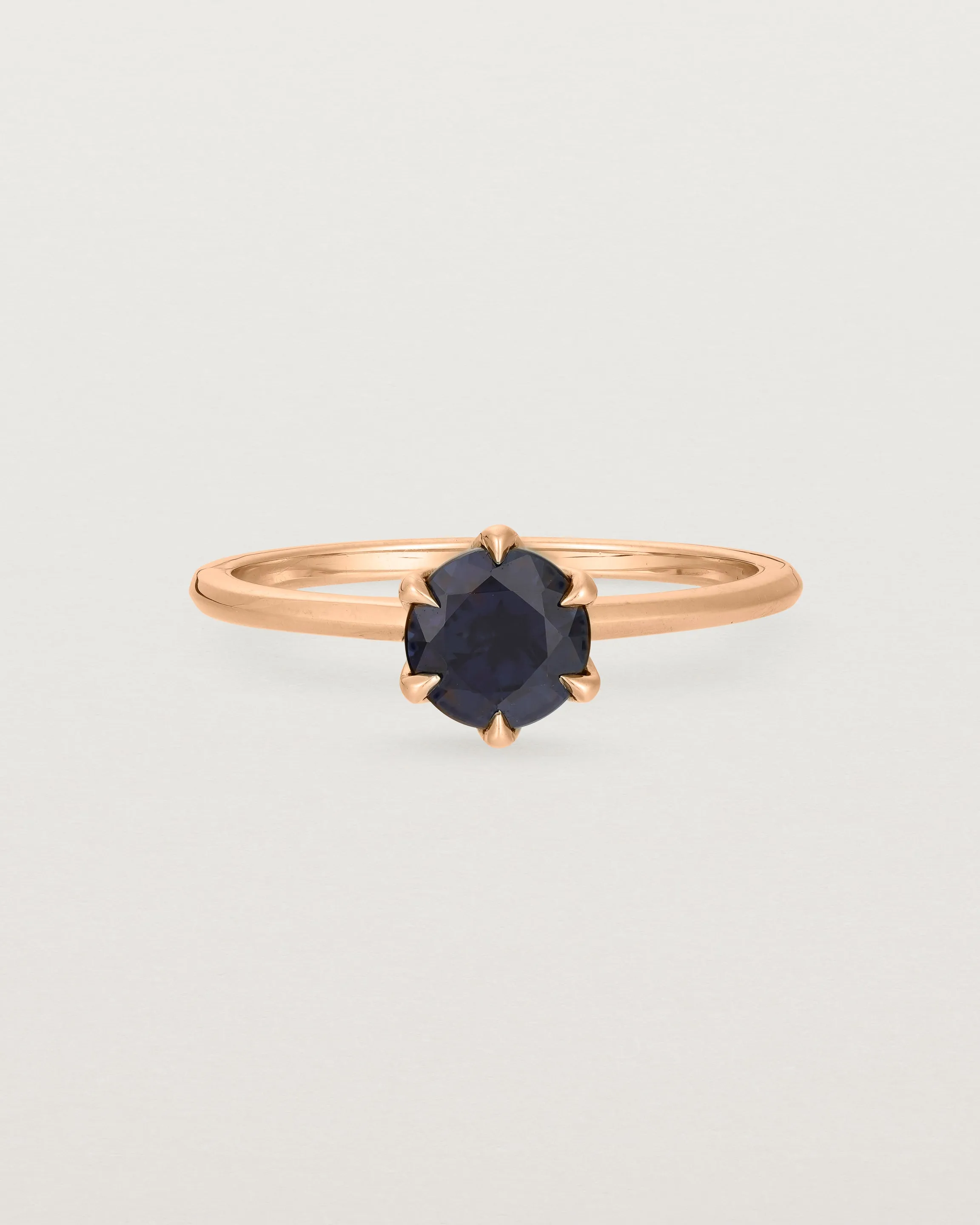 Mandala Solitaire Ring | Australian Sapphire & Diamonds