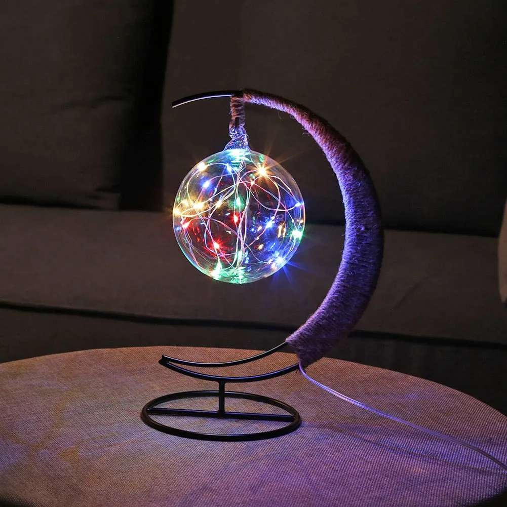 Moon Sepak Takraw Lamp,Night Light Lantern