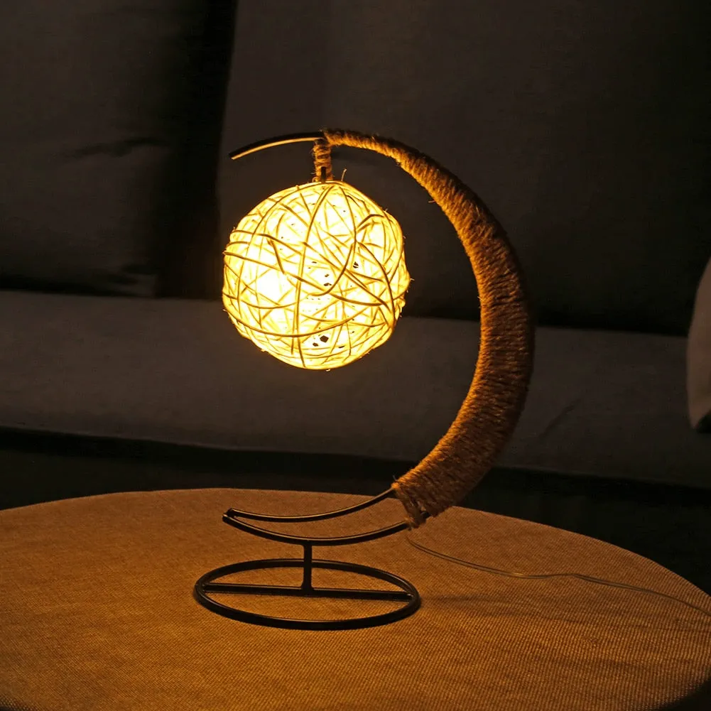 Moon Sepak Takraw Lamp,Night Light Lantern