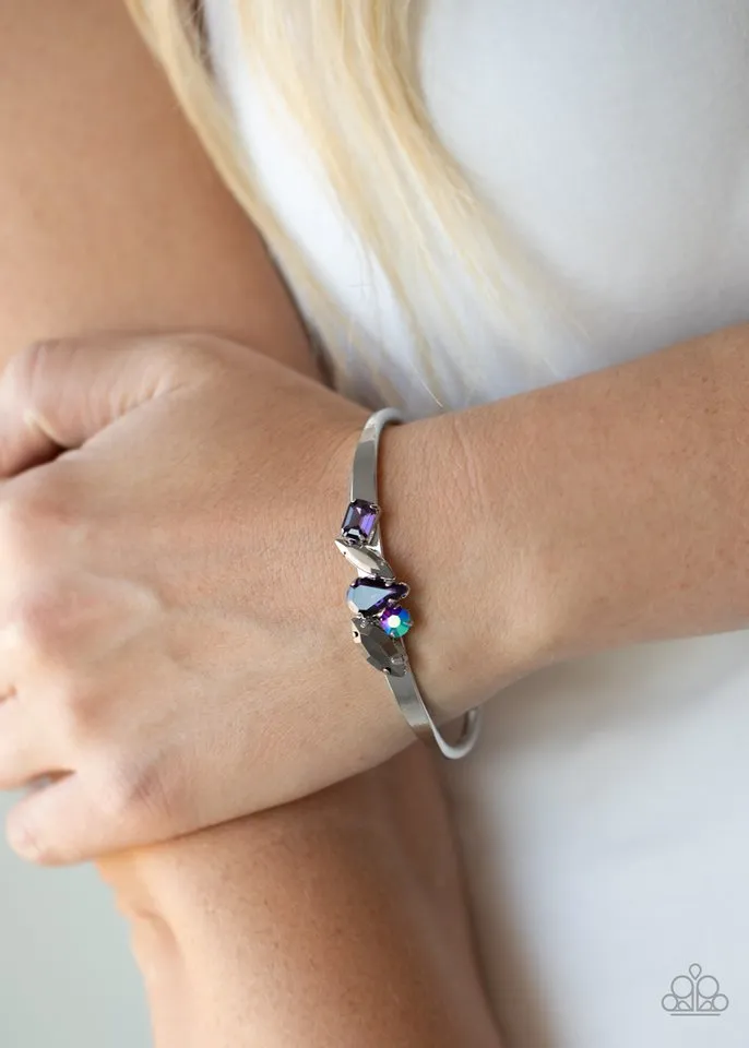 Paparazzi Bracelet ~ Gemstone Grotto - Purple