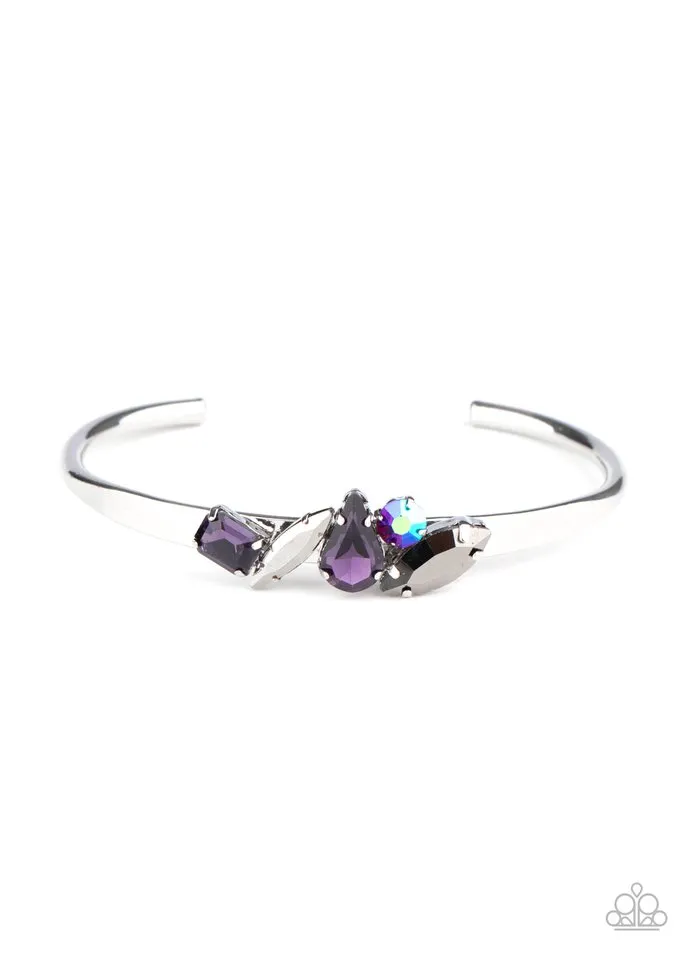 Paparazzi Bracelet ~ Gemstone Grotto - Purple