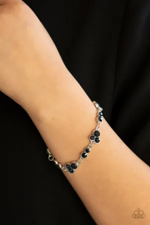 Paparazzi Bracelet ~ Social GLISTENING - Blue