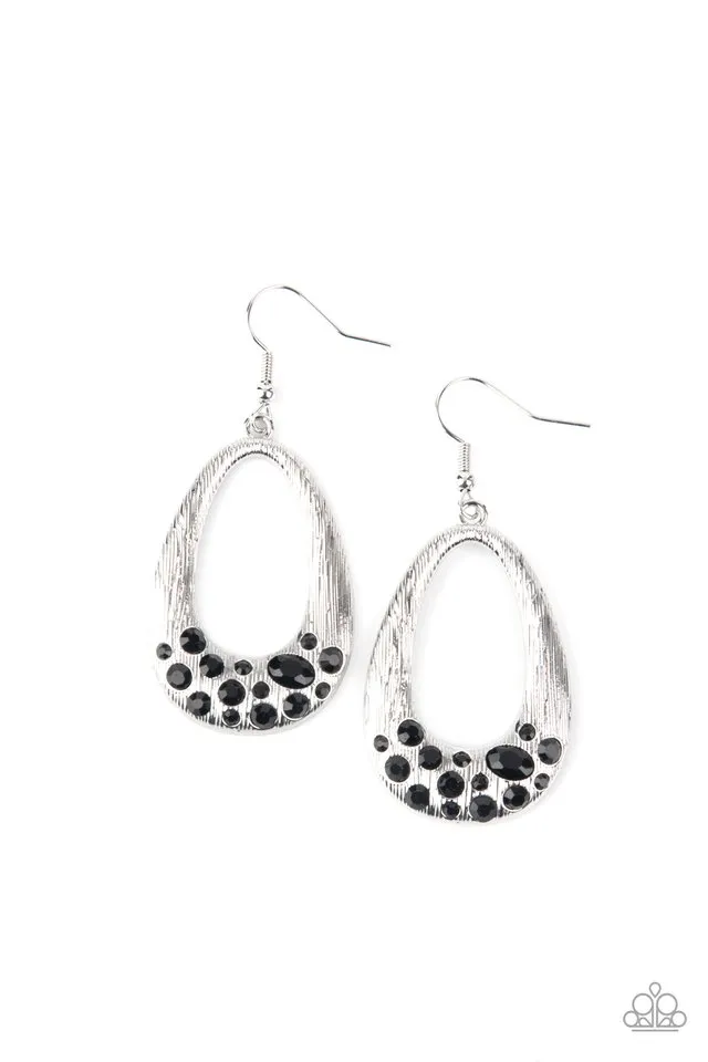 Paparazzi Earring ~ Better LUXE Next Time - Black