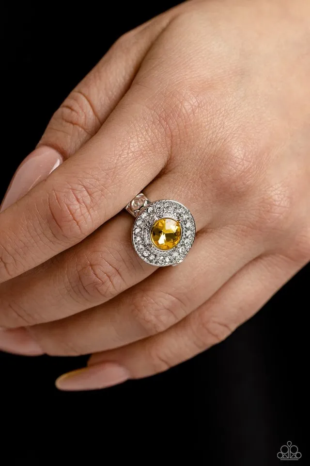 Paparazzi Ring ~ Targeted Timelessness - Yellow