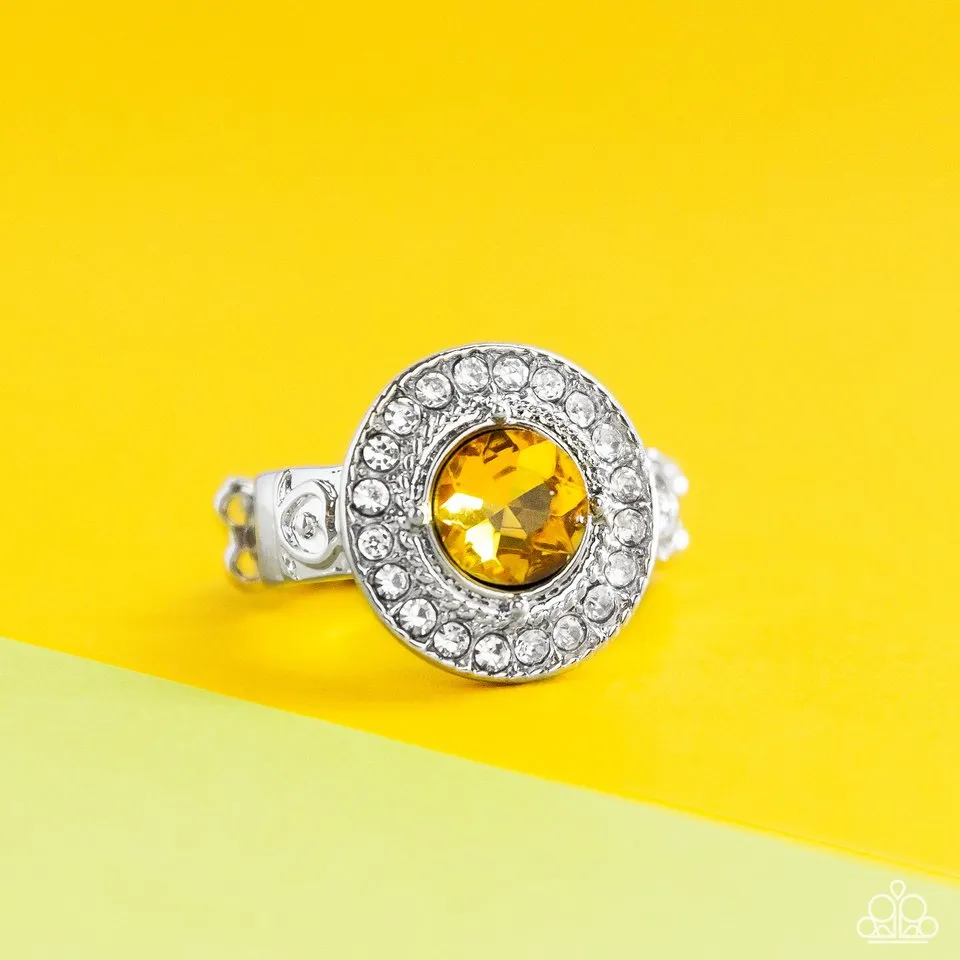 Paparazzi Ring ~ Targeted Timelessness - Yellow