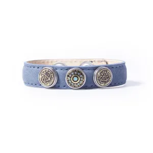 Petite Wrap Bracelet Classic Skinny - Denim