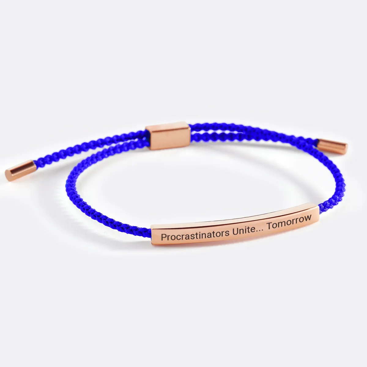 Procrastinators Unite... Tomorrow Inspire Bracelet