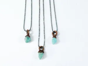 SALE Raw apatite  | Delicate Necklace