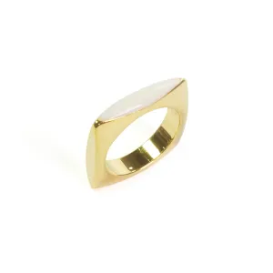 Square Enamel Ring