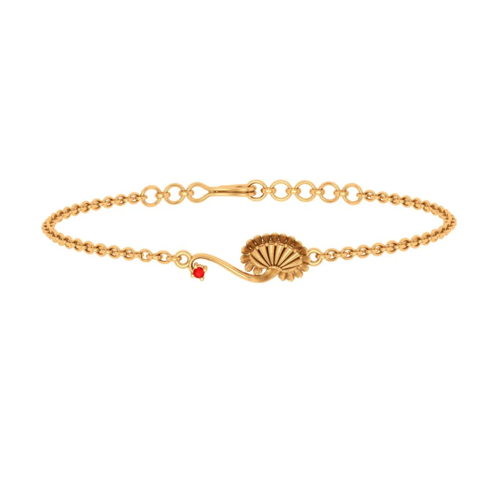 Stunning Sleek Gold Bracelet