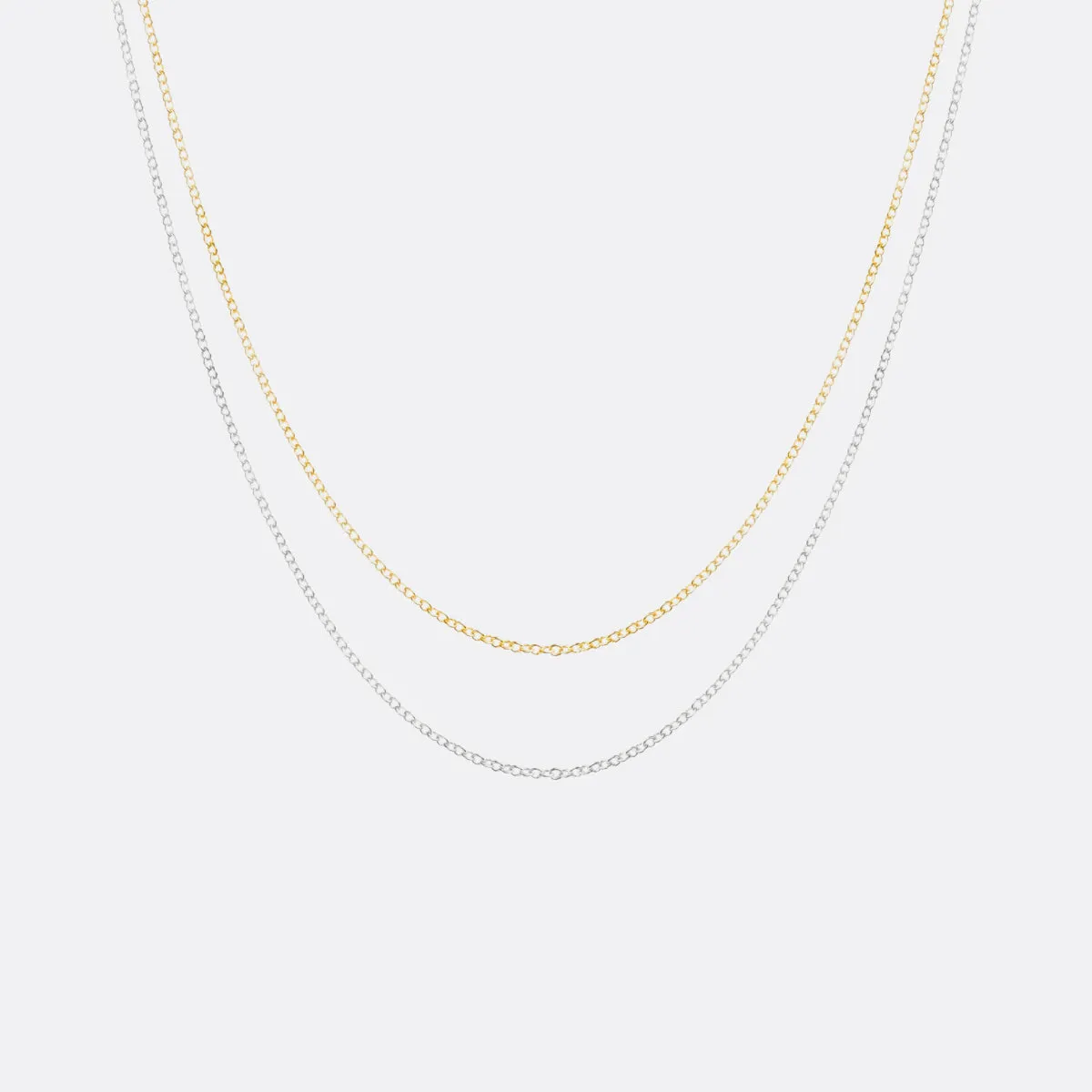 The Classic Dainty Chain - Sterling Silver & Gold Filled