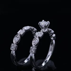 Timeless Allure Vintage Style Diamond Bridal