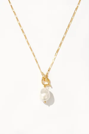 Timeless Pearl 14K Gold Necklace