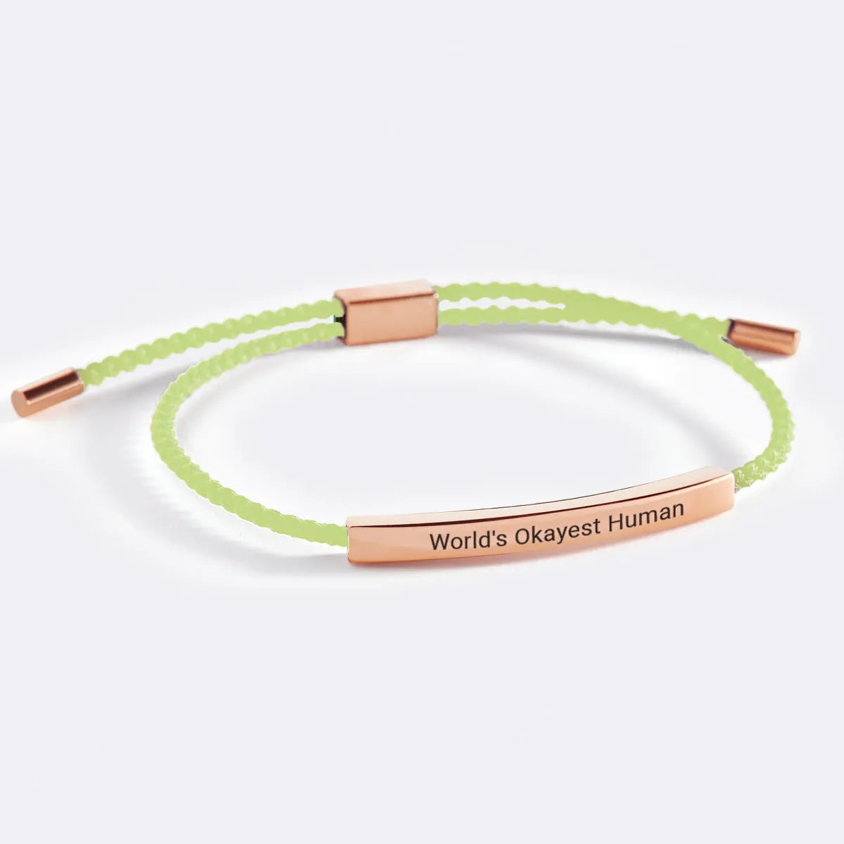 World's Okayest Human Inspire Bracelet