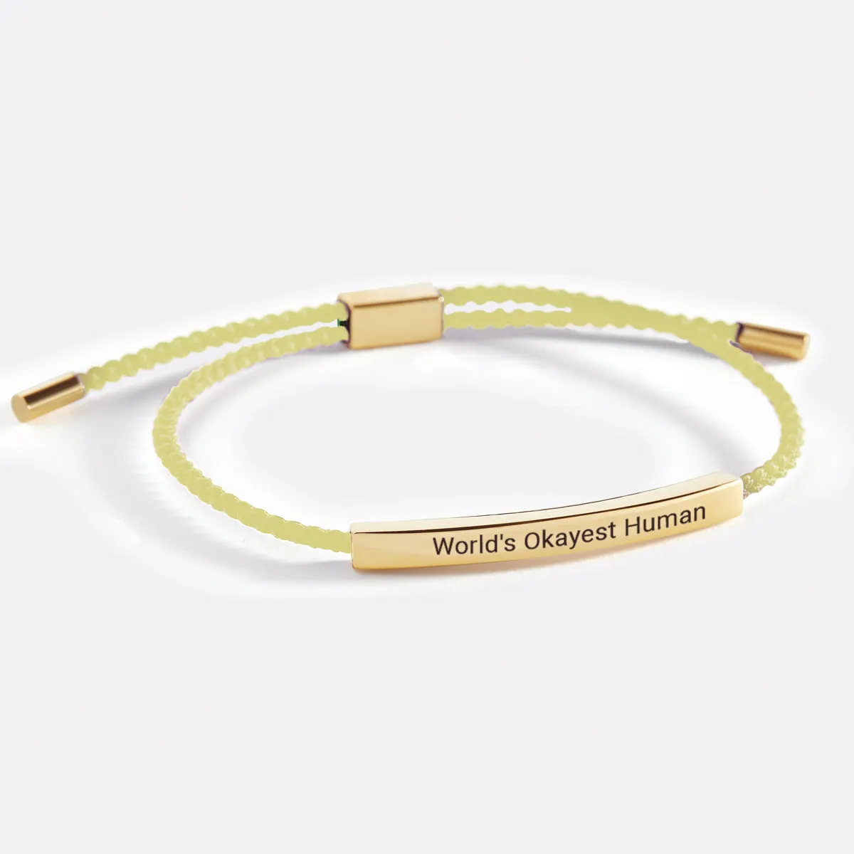 World's Okayest Human Inspire Bracelet